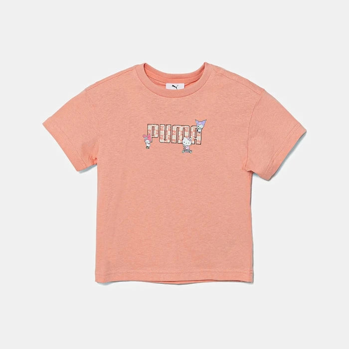Детска памучна тениска Puma HELLO KITTY & FRIENDS Relaxed Graphic Tee