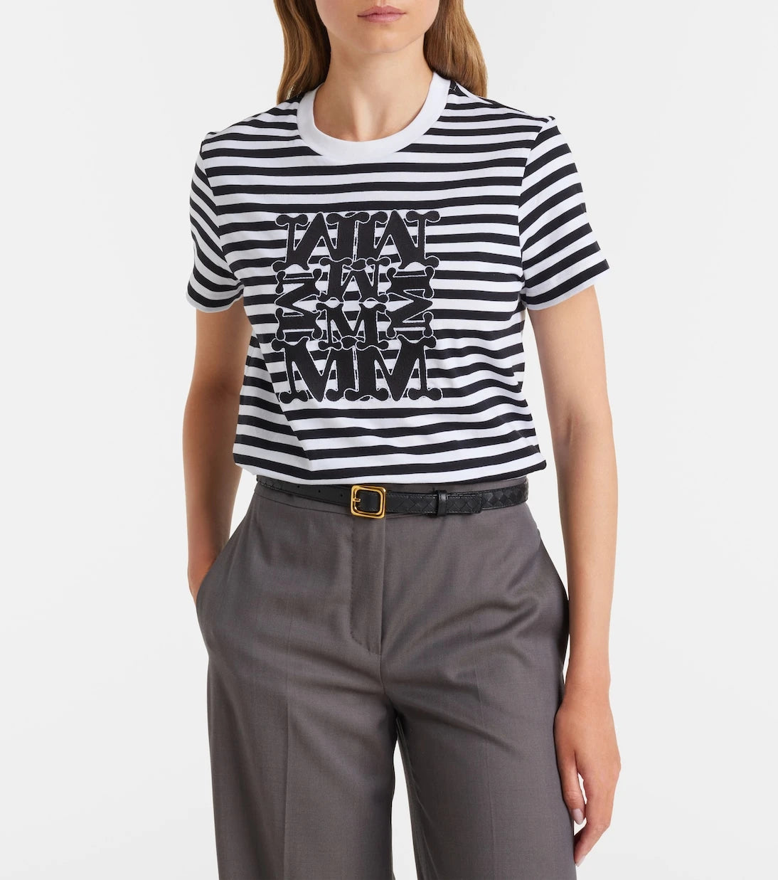 Max Mara - Ruta embroidered cotton T-shirt
