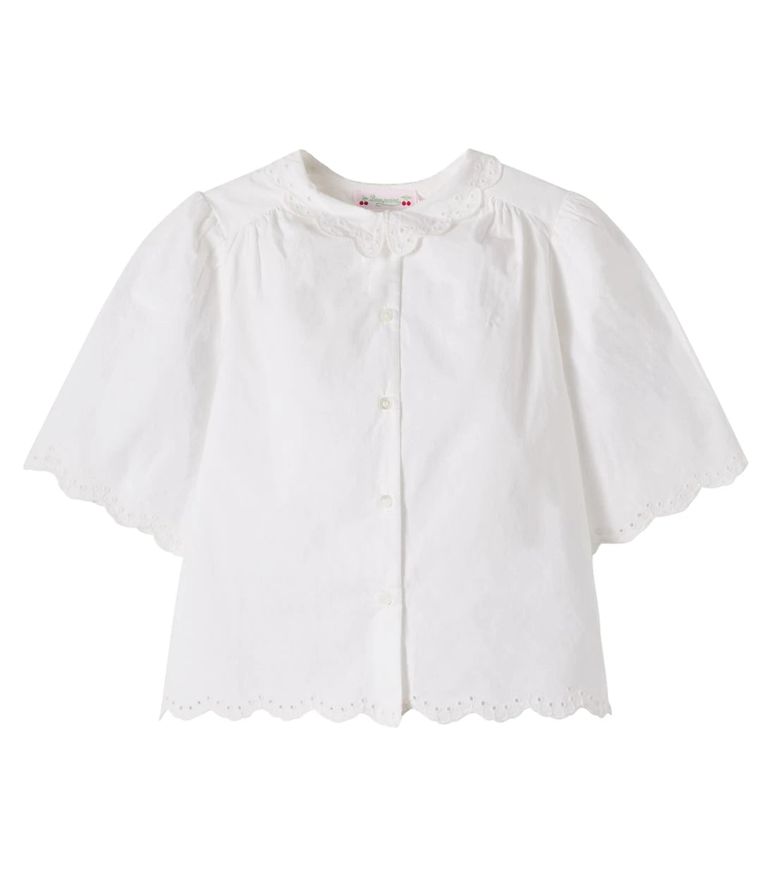 Bonpoint - Lizea broderie anglaise cotton blouse