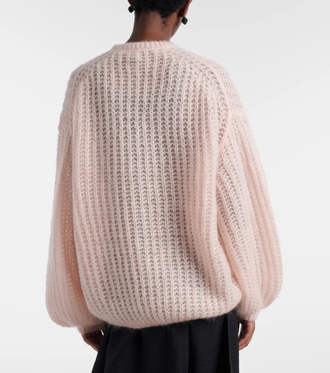 Toteme - Open-knit oversized mohair-blend sweater