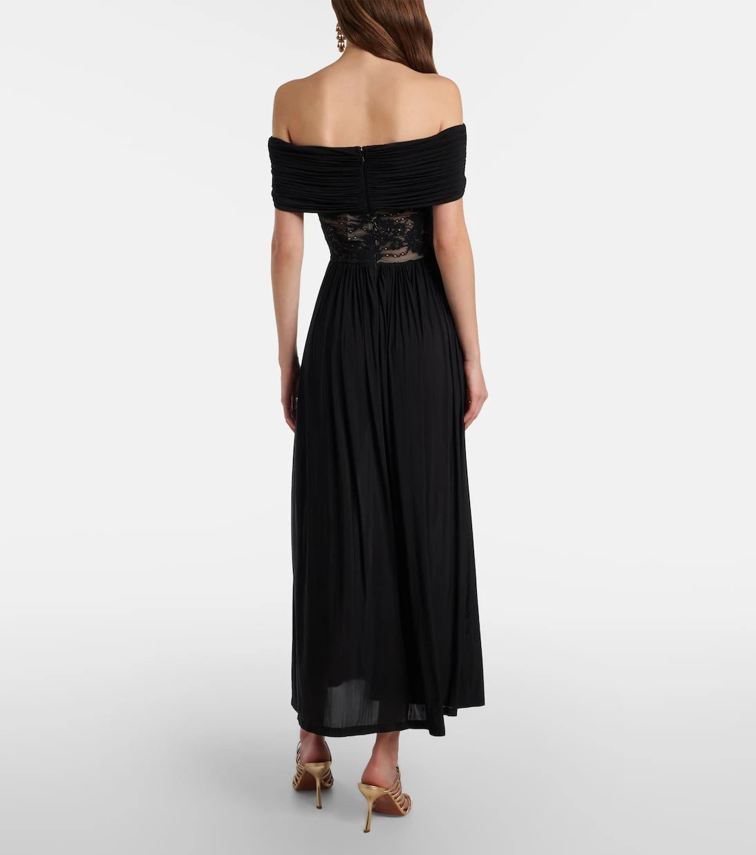 Zimmermann - Rebellion off-shoulder jersey maxi dress