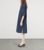 Valentino Blue Denim Midi Dress