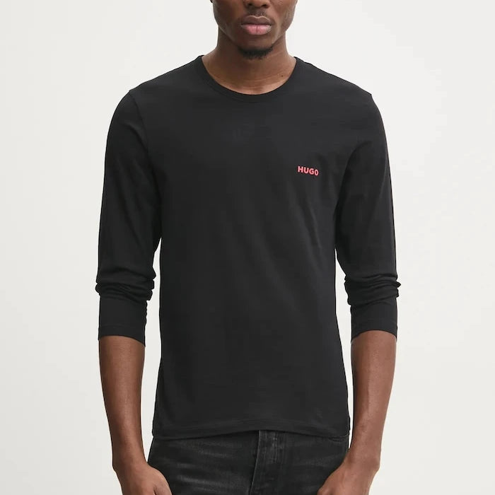 HUGO Uzun Kollu Pamuklu Ev Bluzu (3'lü) LS-SHIRT RN TRIPLET