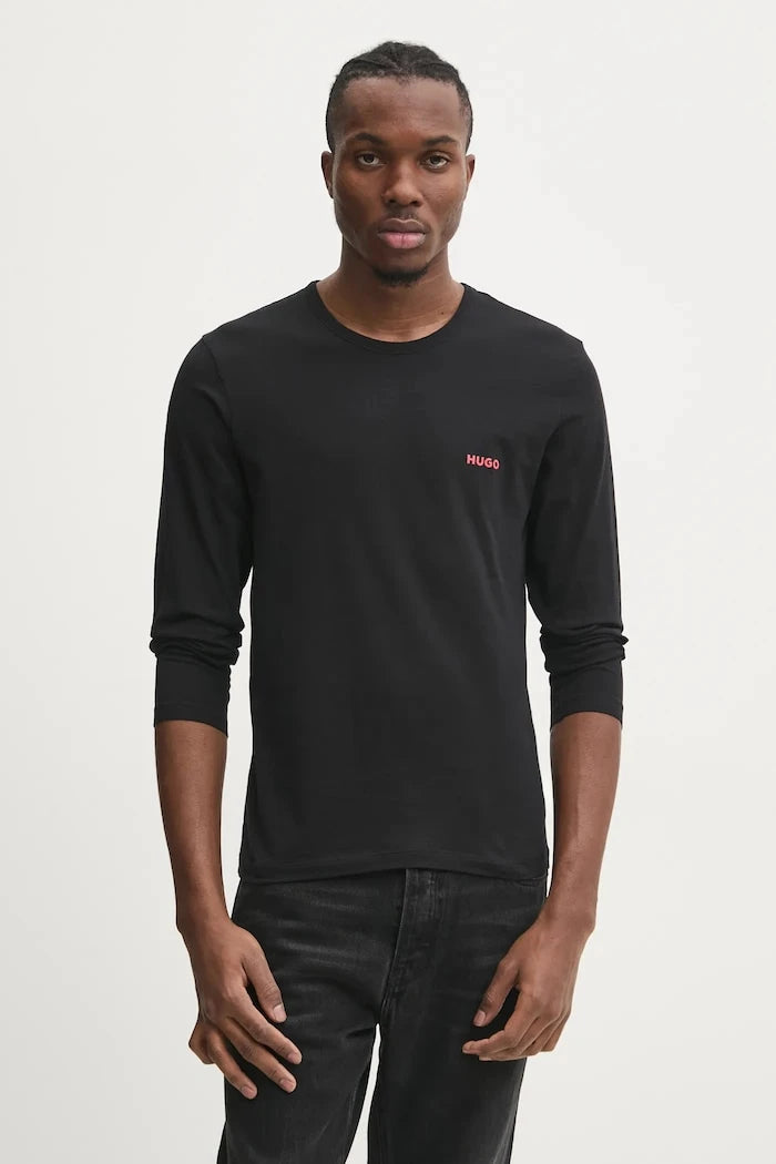 HUGO Uzun Kollu Pamuklu Ev Bluzu (3'lü) LS-SHIRT RN TRIPLET