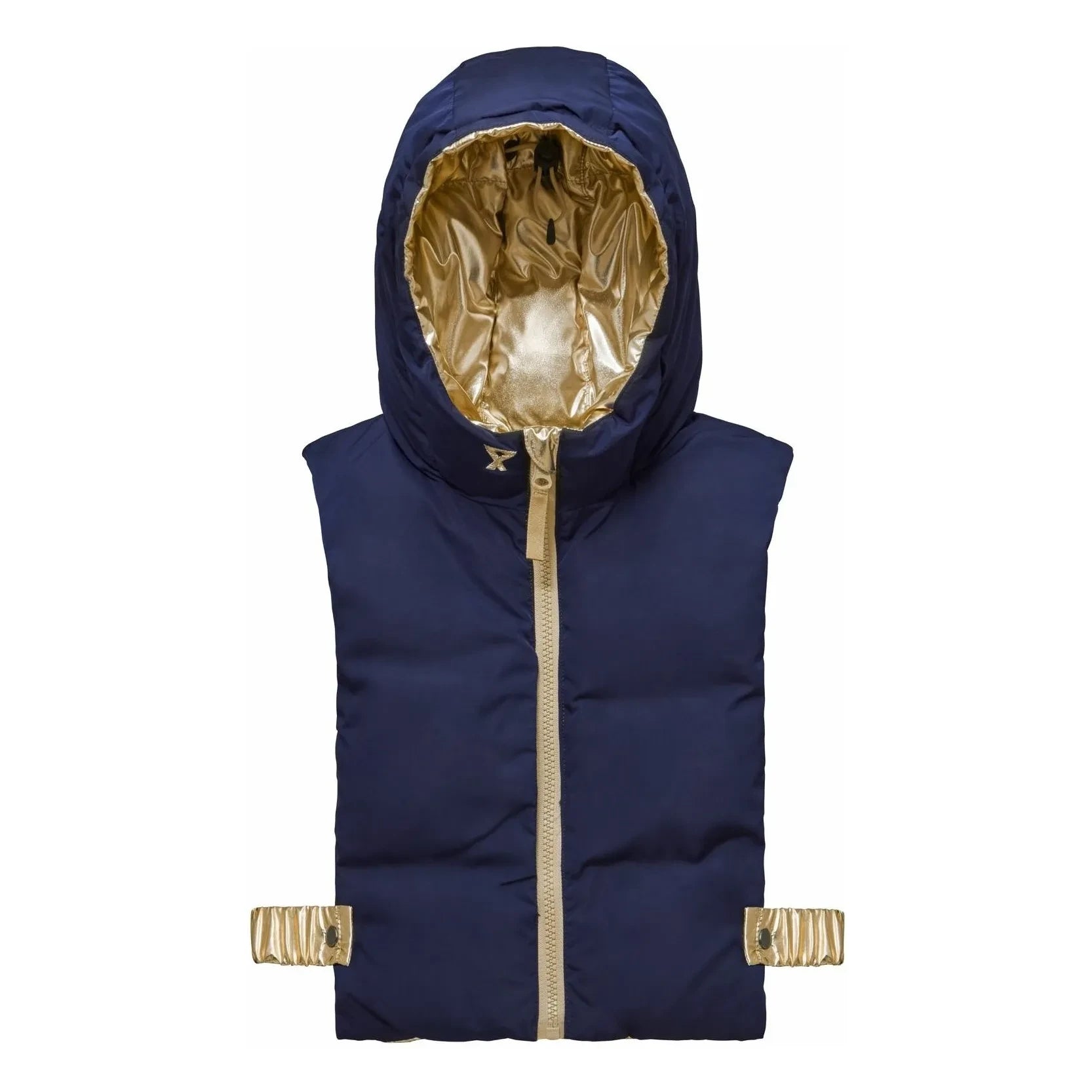 Fudoon - Exclusivité Fudoon X Smallable - Reversible hooded down jacket | Gold