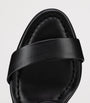 Christian Louboutin Black Miss Jane Nappa Leather Heeled Sandals 85