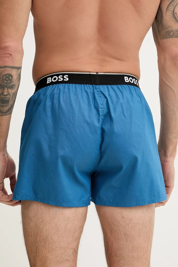 BOSS боксерки мъжки от памук 2P Boxer Shorts EW 2 броя