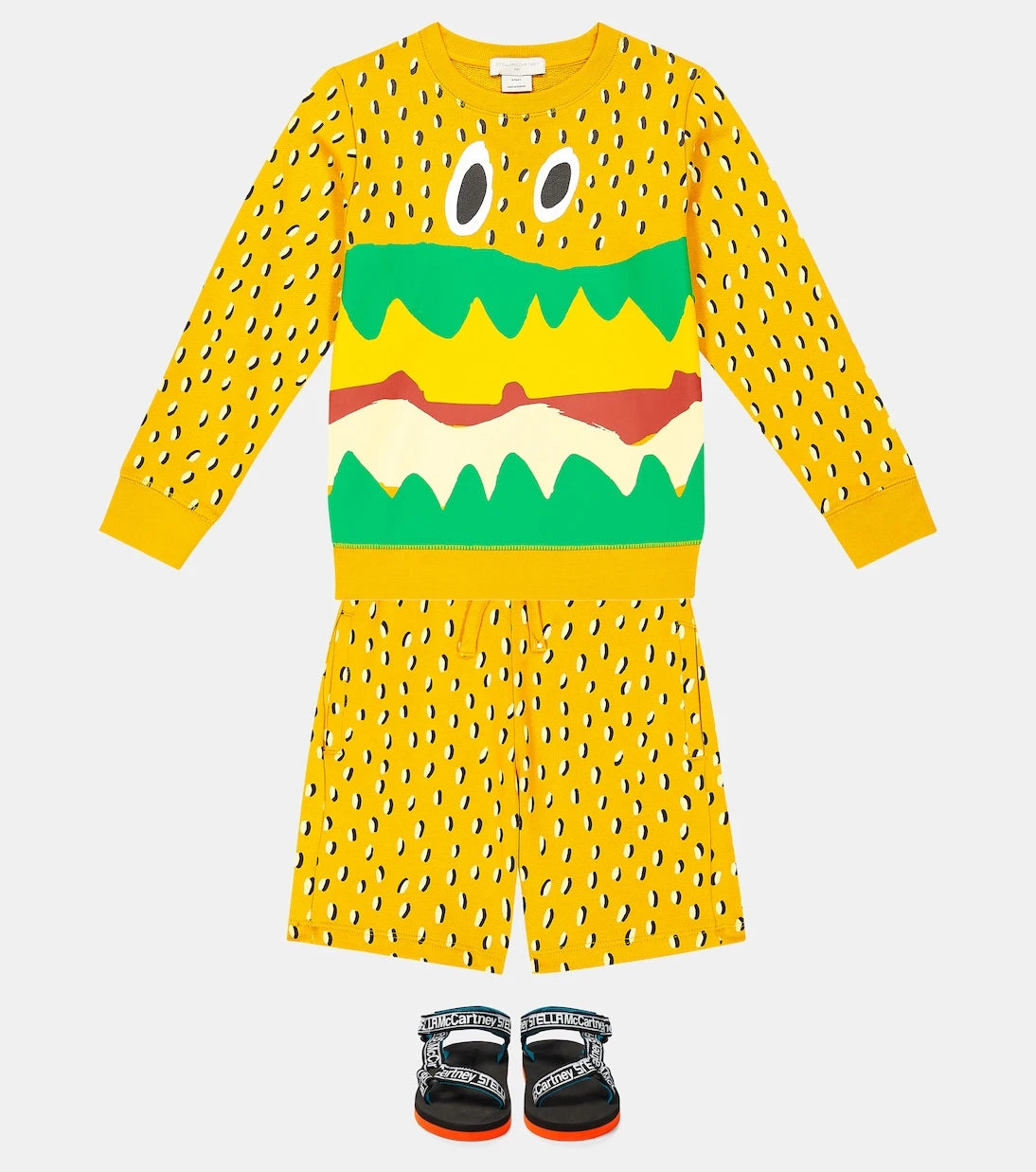 Stella McCartney Kids - Printed cotton sweatshirt and sweatpants set