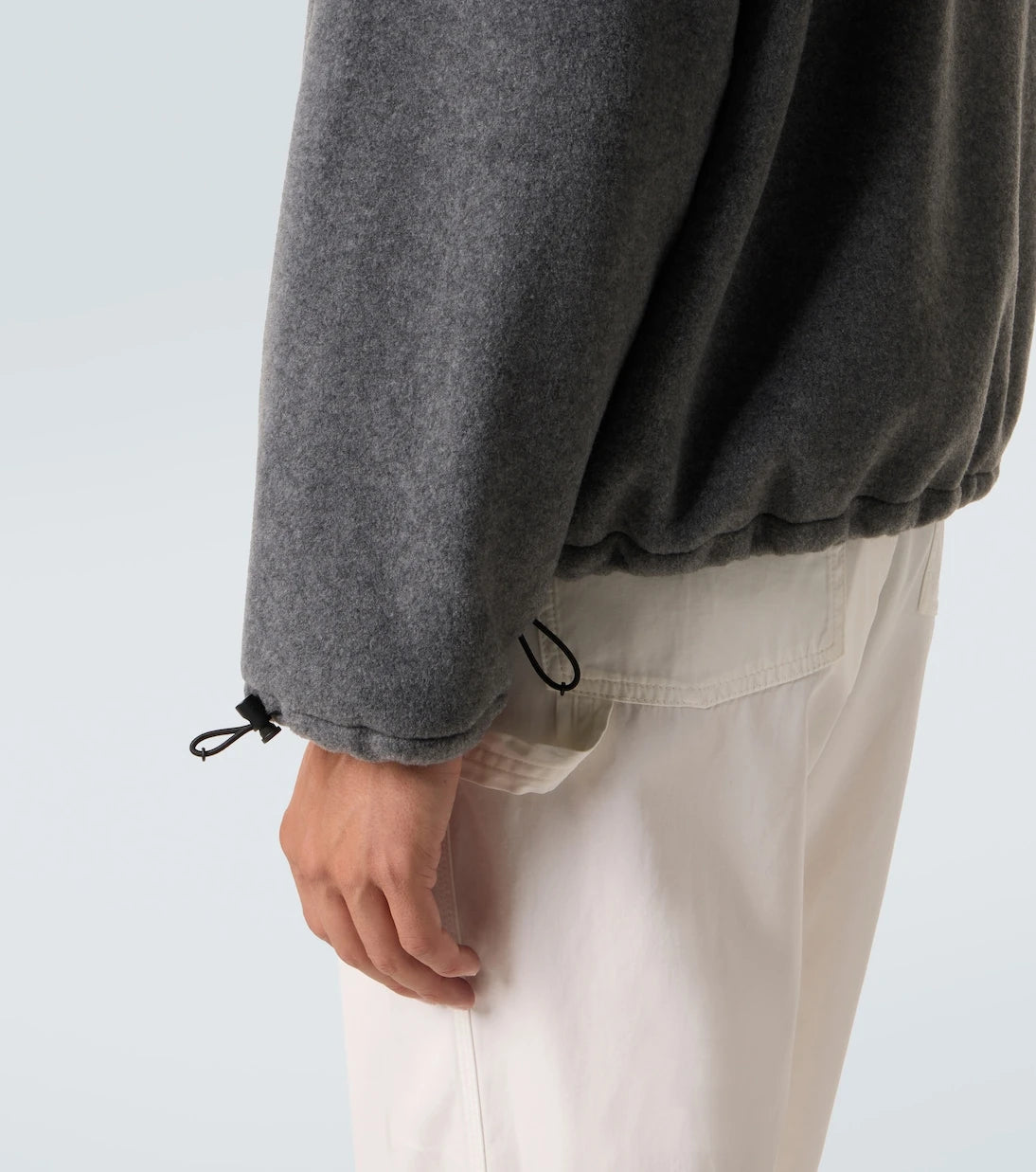 Miu Miu - Logo fleece sweatshirt
