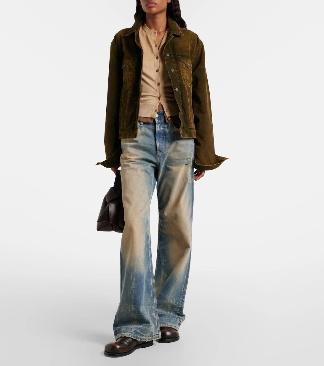 Acne Studios - 2021 high-rise wide-leg jeans