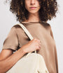 Max Mara Beige Satin Rebecca T-Shirt