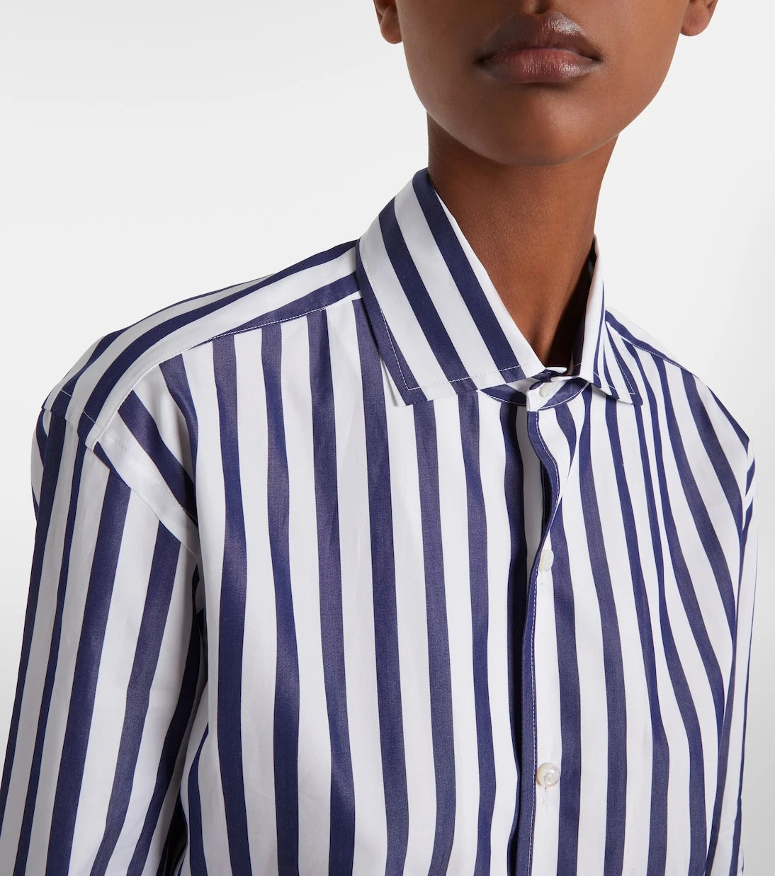 Ralph Lauren Collection - Striped cotton poplin shirt