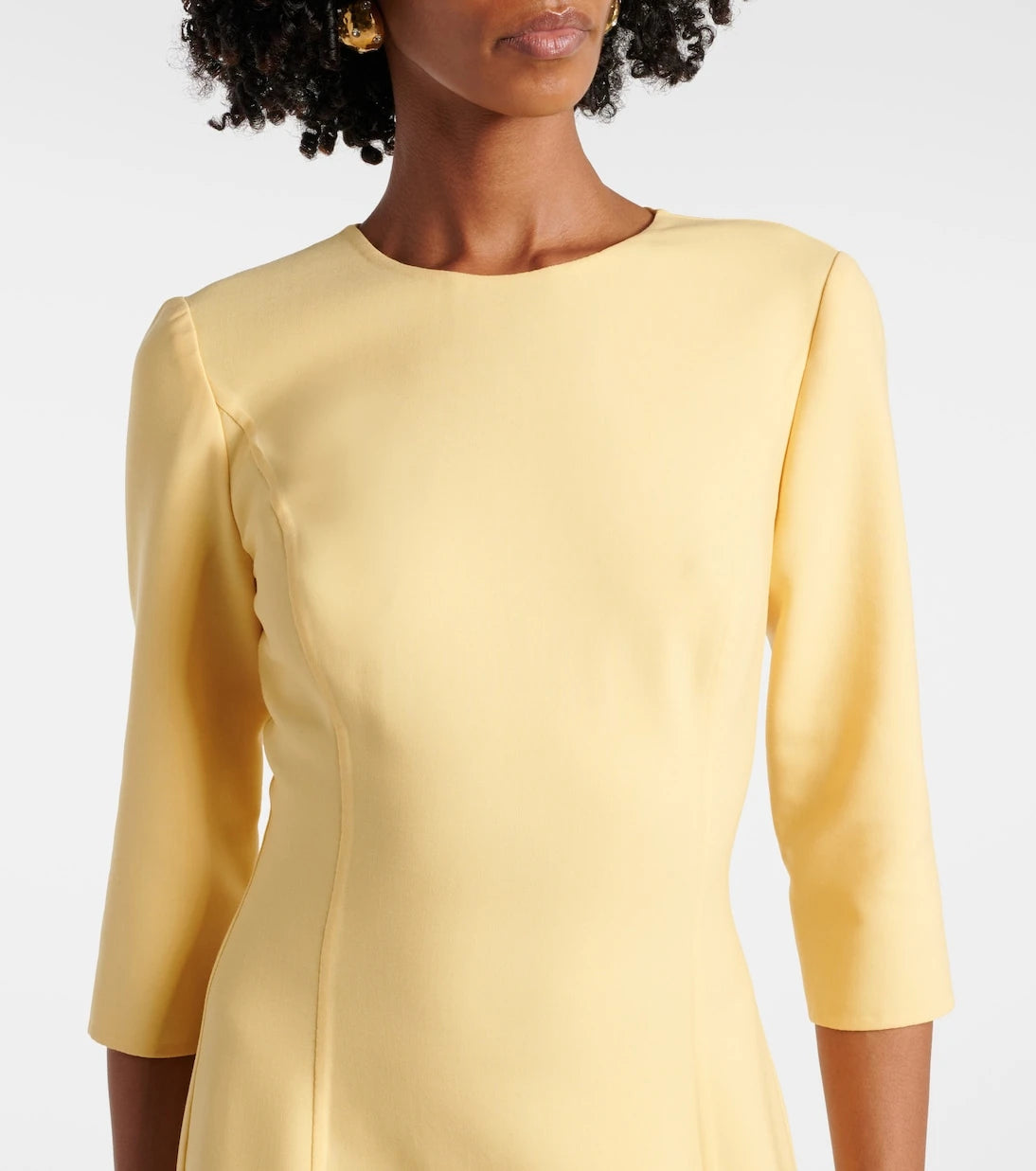 Oscar de la Renta - Wool-blend midi dress
