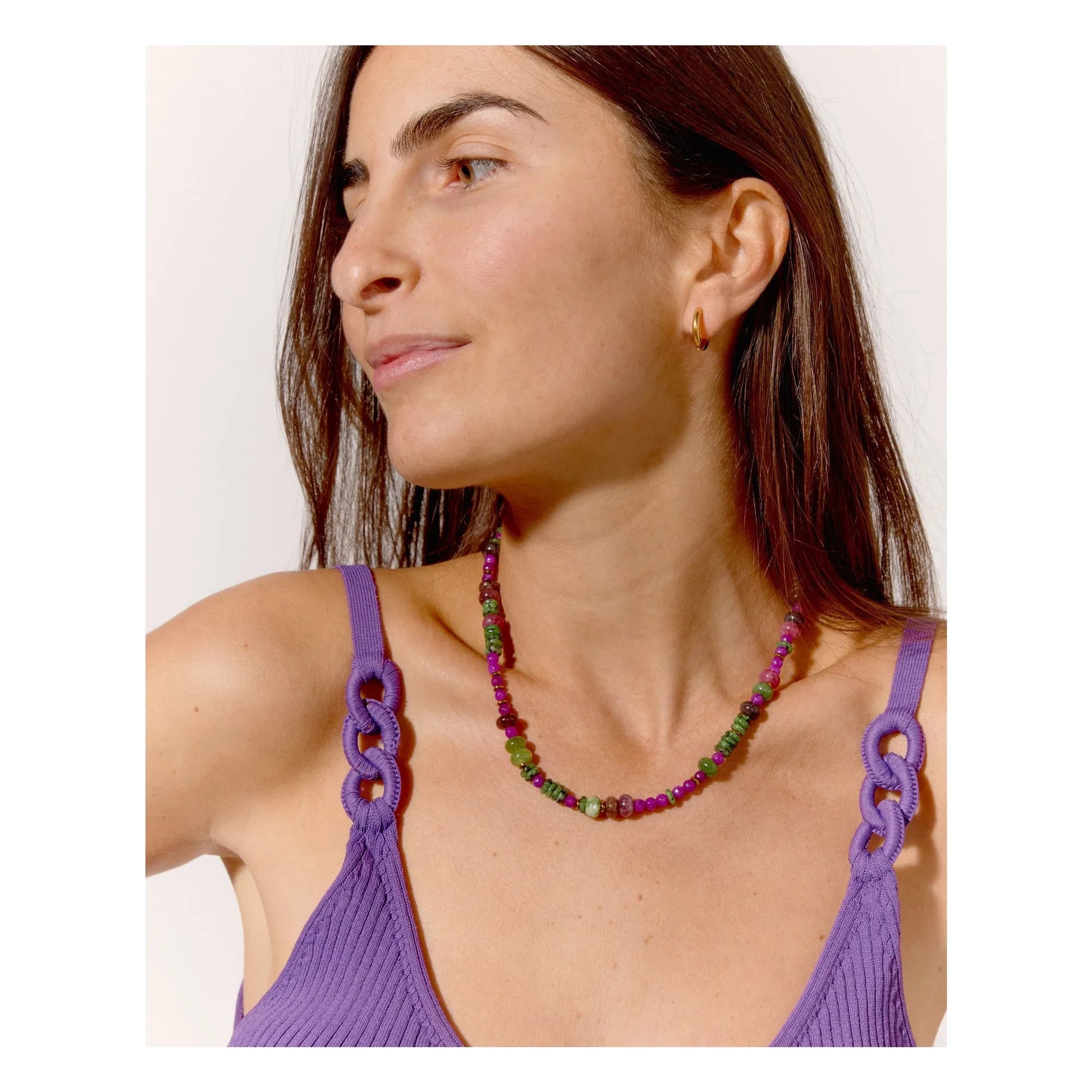 Palas - Positano necklace | Khaki