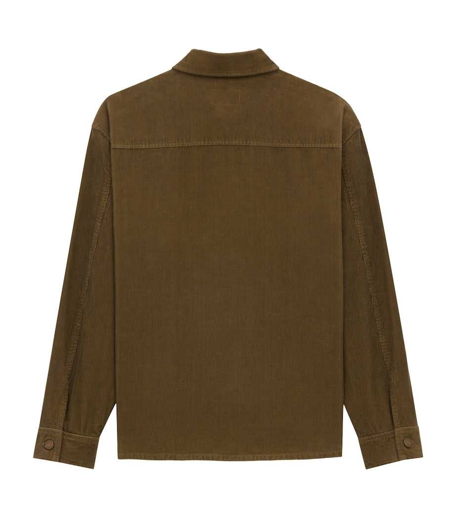 Saint Laurent Green Corduroy Overshirt
