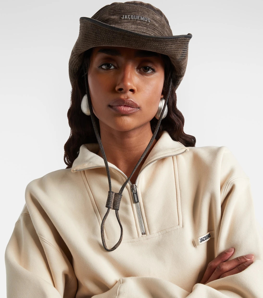 Jacquemus - Bob De-Nîmes velvet bucket hat