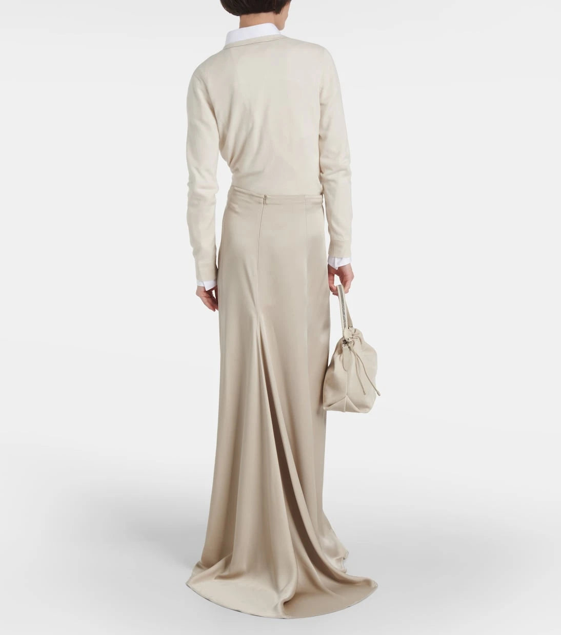 Brunello Cucinelli - Satin maxi skirt