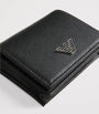Emporio Armani Leather Eagle Card Holder