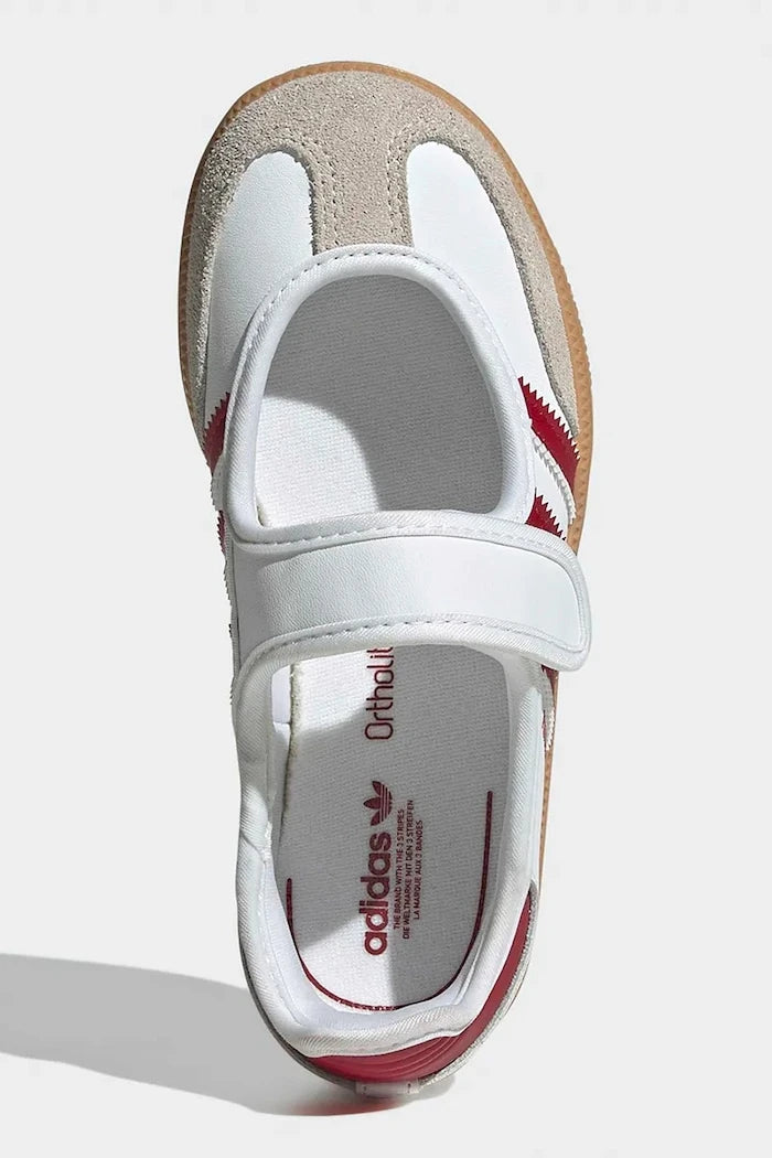 adidas Originals SAMBA JANE çocuklar için deri babet