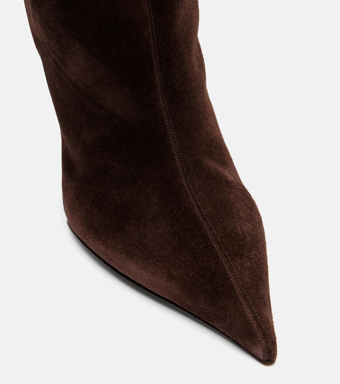 Paris Texas - Nina suede knee-high wedge boots