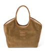 Brown Large Corduroy Ivy Tote Bag