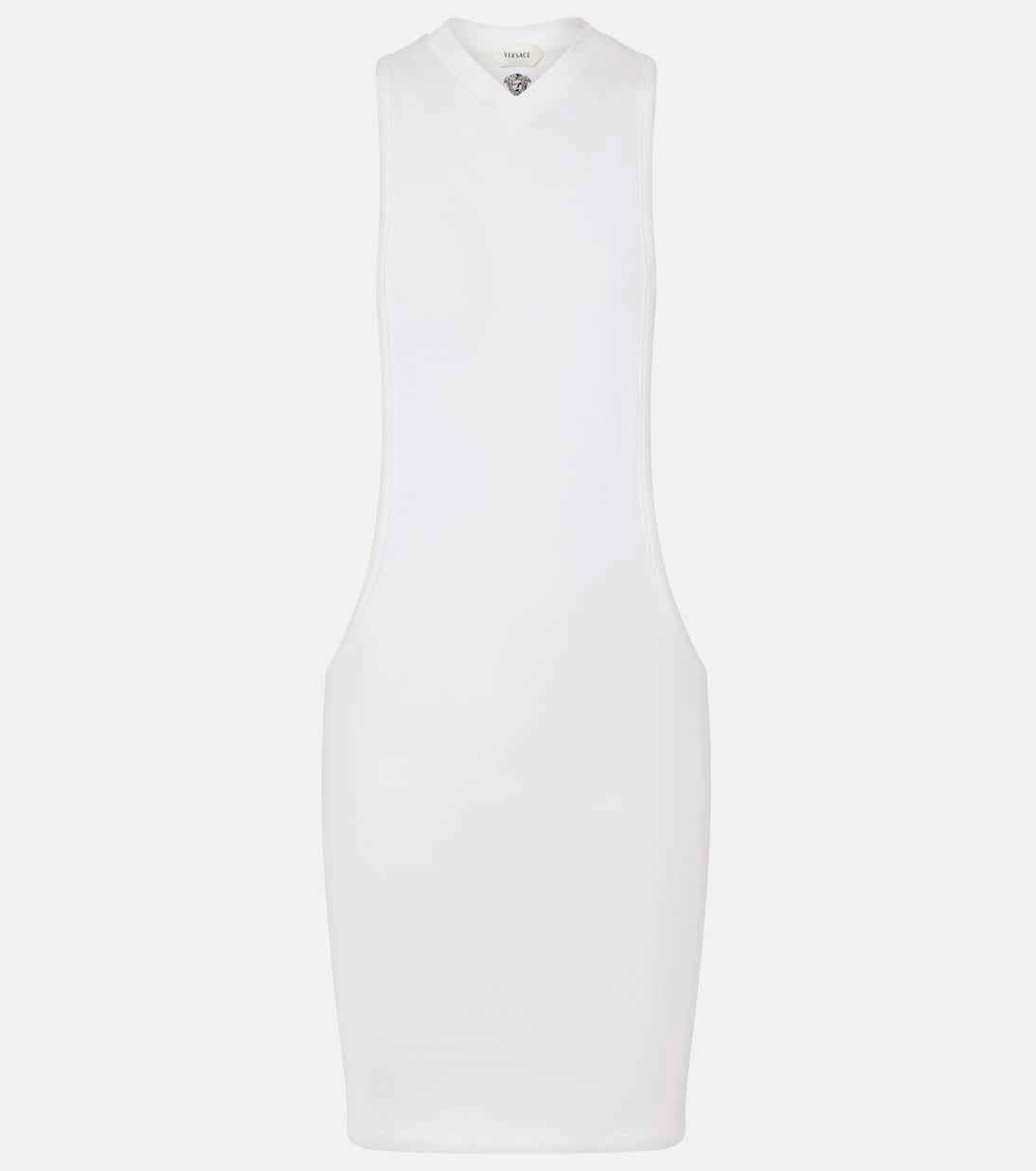 Versace - Cotton-blend jersey minidress