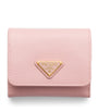 Prada Pink Small Saffiano Leather Wallet