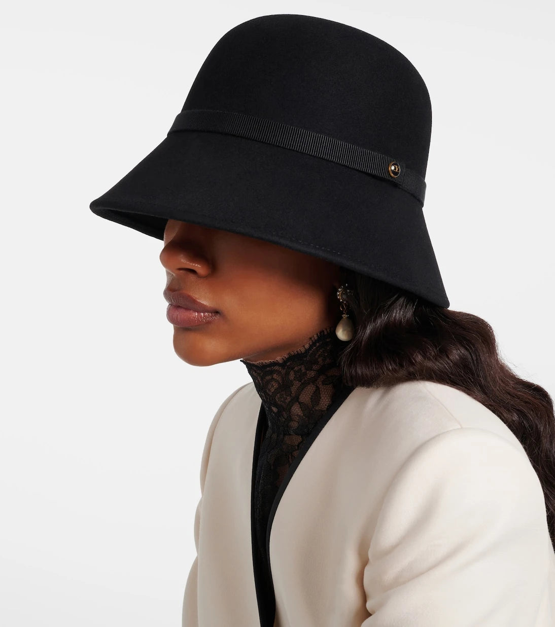 Valentino - Wool cloche hat