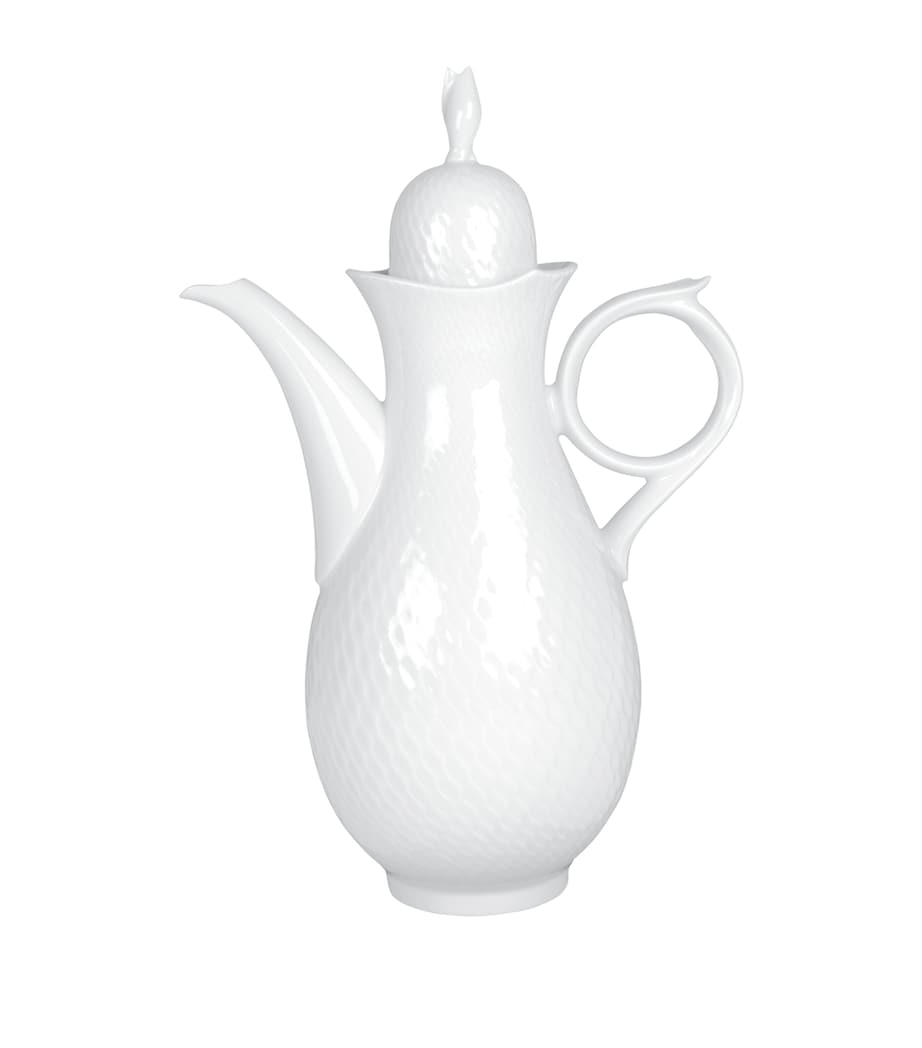 Meissen Porcelain Waves Relief Coffee Pot (1.3L)
