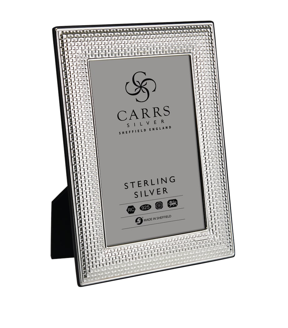 Sterling Silver Cross Stitch Photo Frame (8"x6")