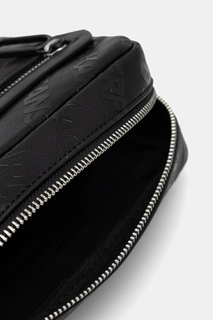 Karl Lagerfeld Jeans erkek suni deri omuz çantası