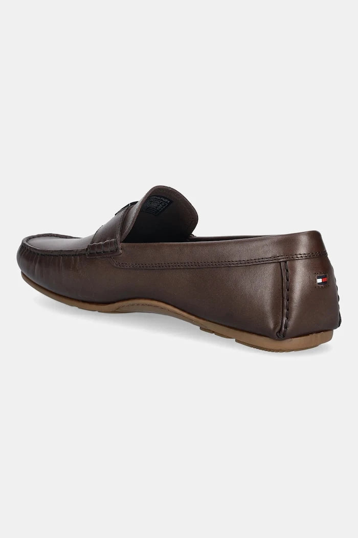 Кожени мокасини Tommy Hilfiger HARDWARE DRIVER SHOE