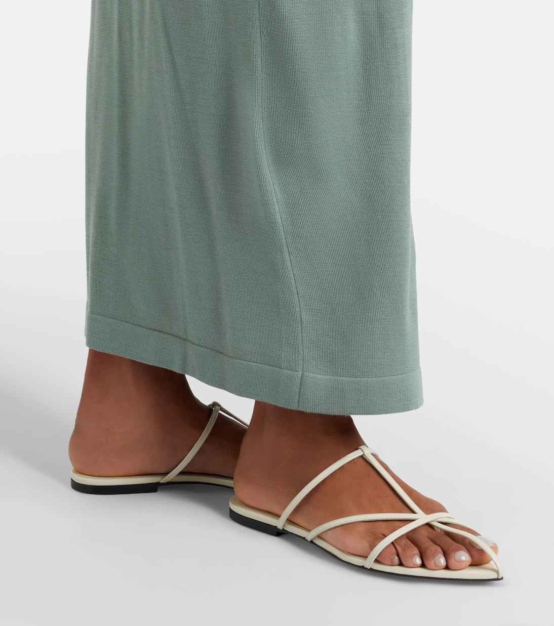 Jil Sander - Cage leather sandals