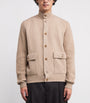 Lardini Wool-Blend High-Neck Cardigan