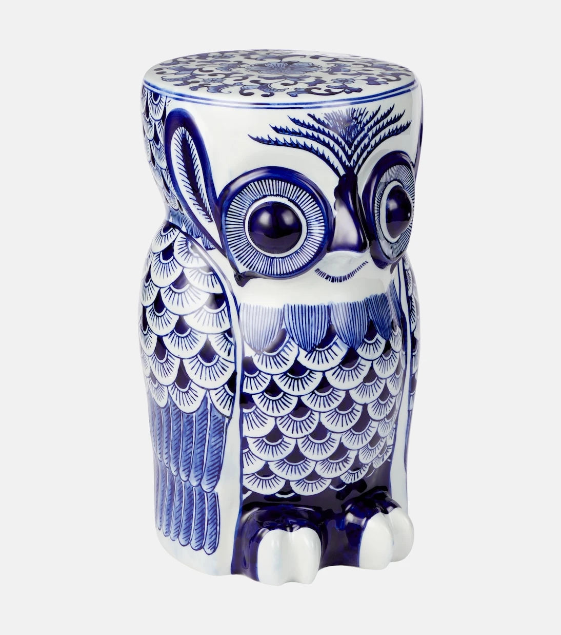 Polspotten - Flower Owl porcelain side table
