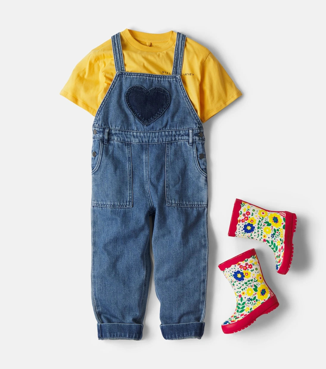 Stella McCartney Kids - Floral rain boots