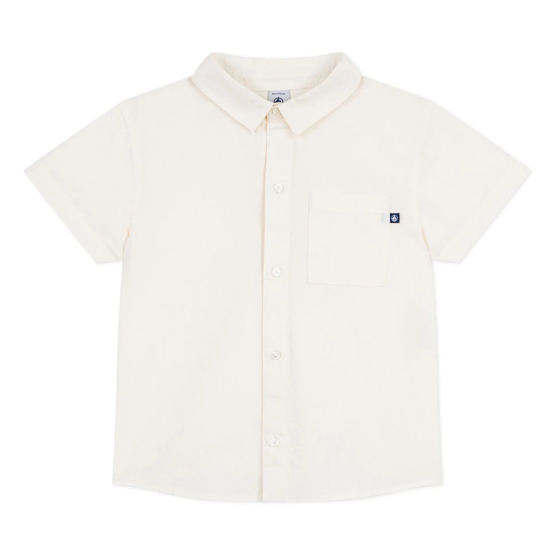 Petit Bateau - Linen shirt | Ecru