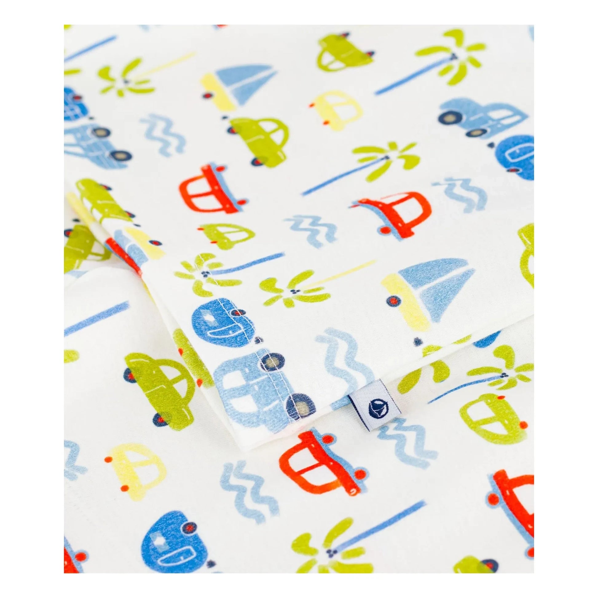 Petit Bateau - Pyjama Short Car | White