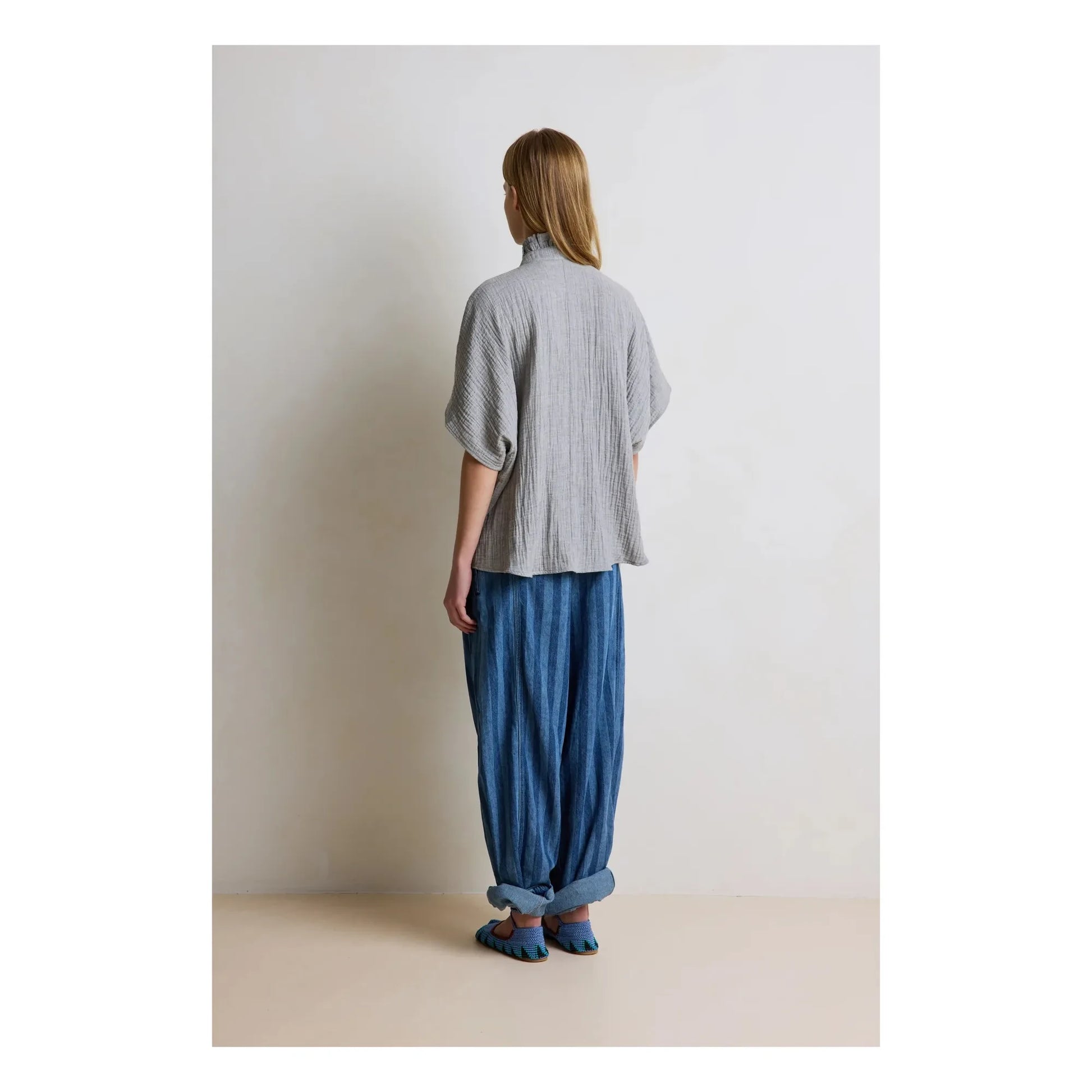 Hod - Natasha Cotton shirt | Blue