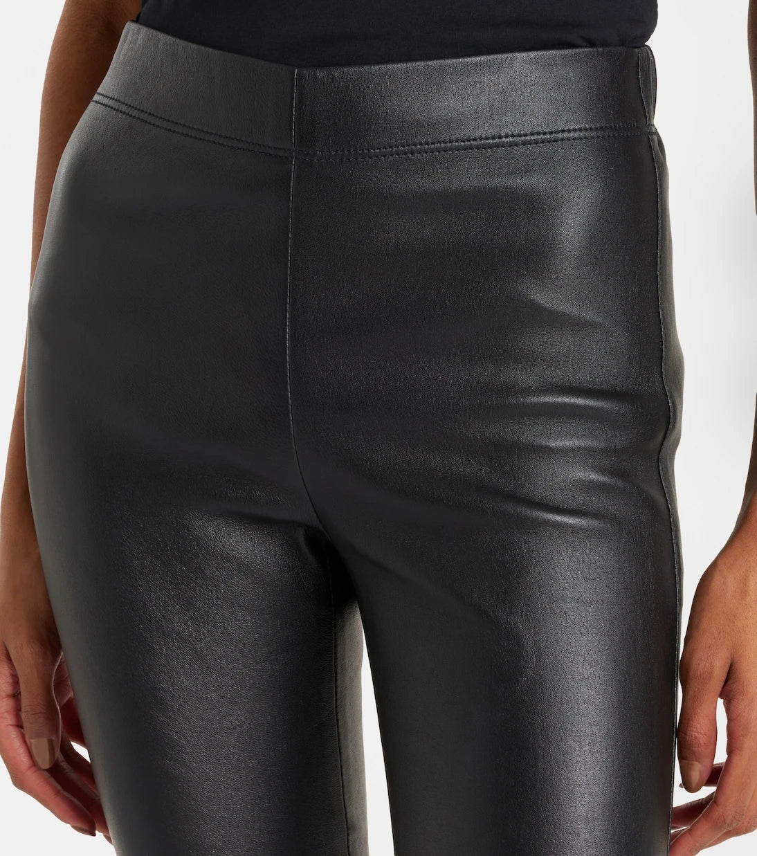 Joseph - Mid-rise leather leggings