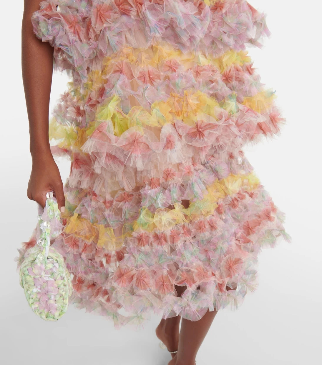 Susan Fang - Tiered midi dress