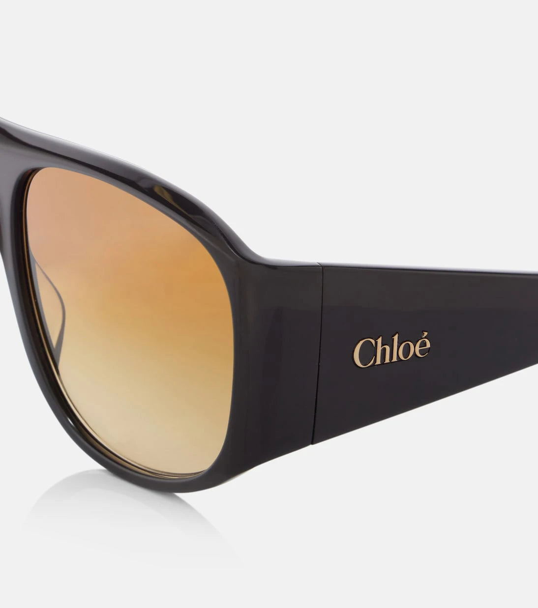 Chloé - Logo oversized sunglasses