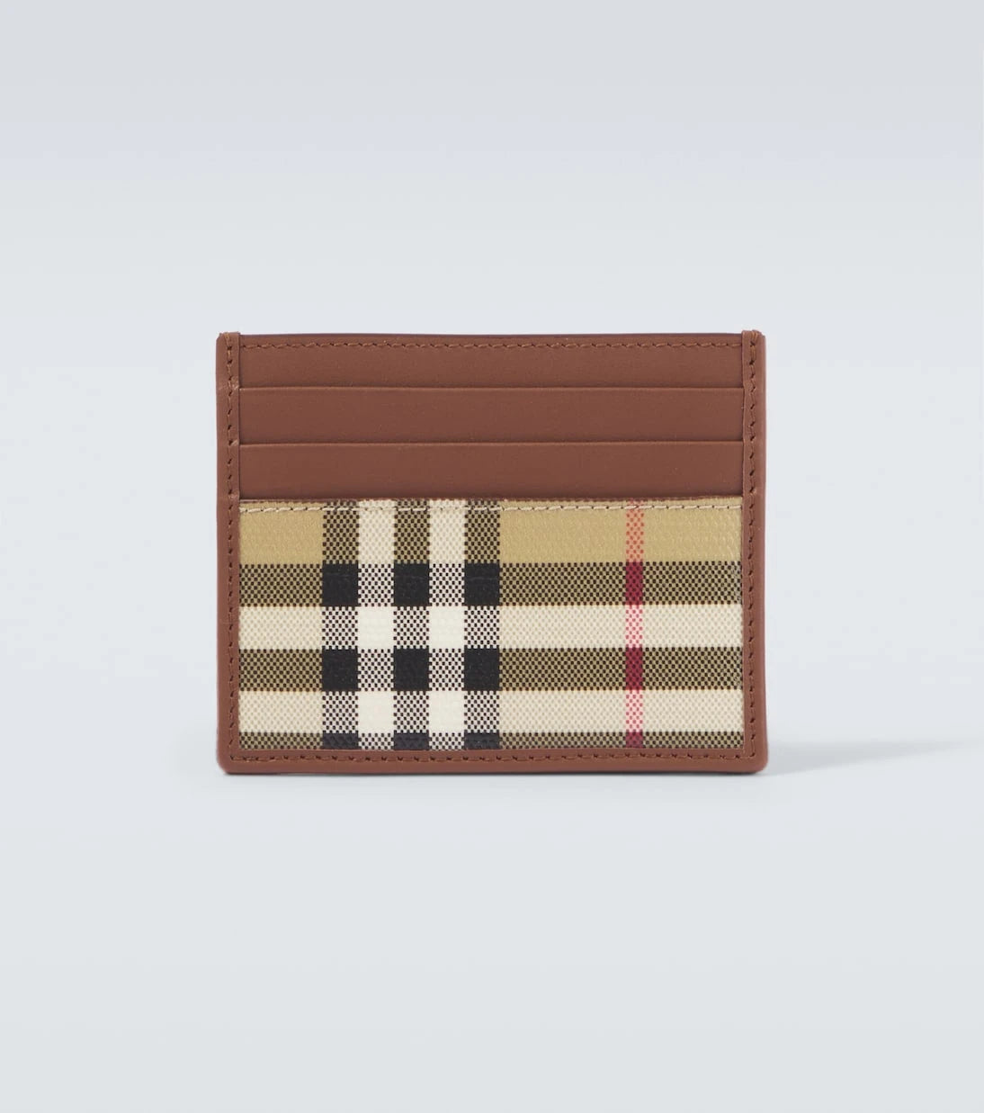 Burberry - Burberry Check canvas card holder