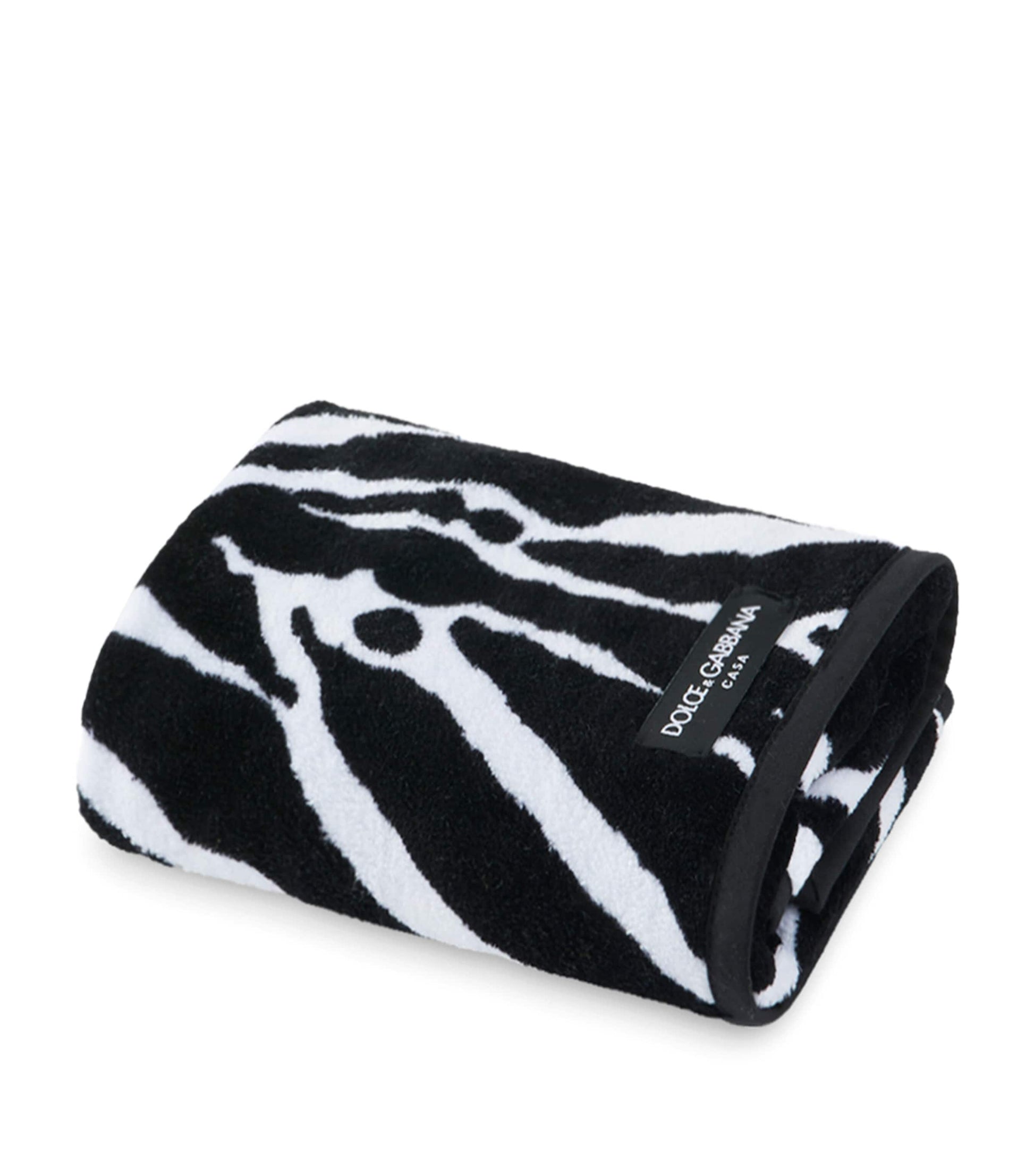 Dolce & Gabbana Casa Cotton Zebra Print Guest Towel (40cm x 60cm)