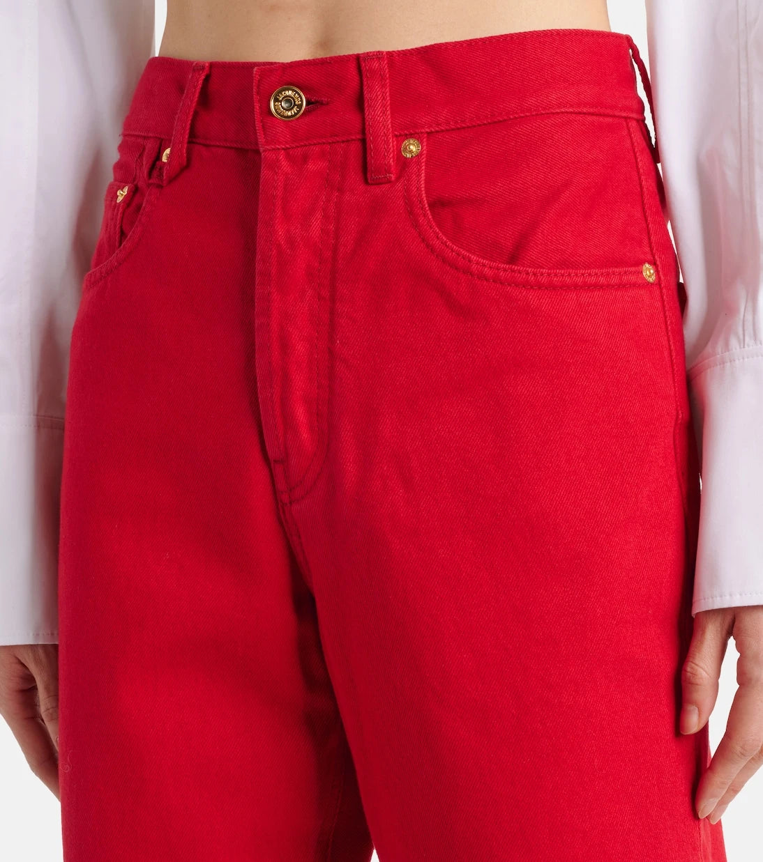Jacquemus - De-Nîmes high-rise straight jeans