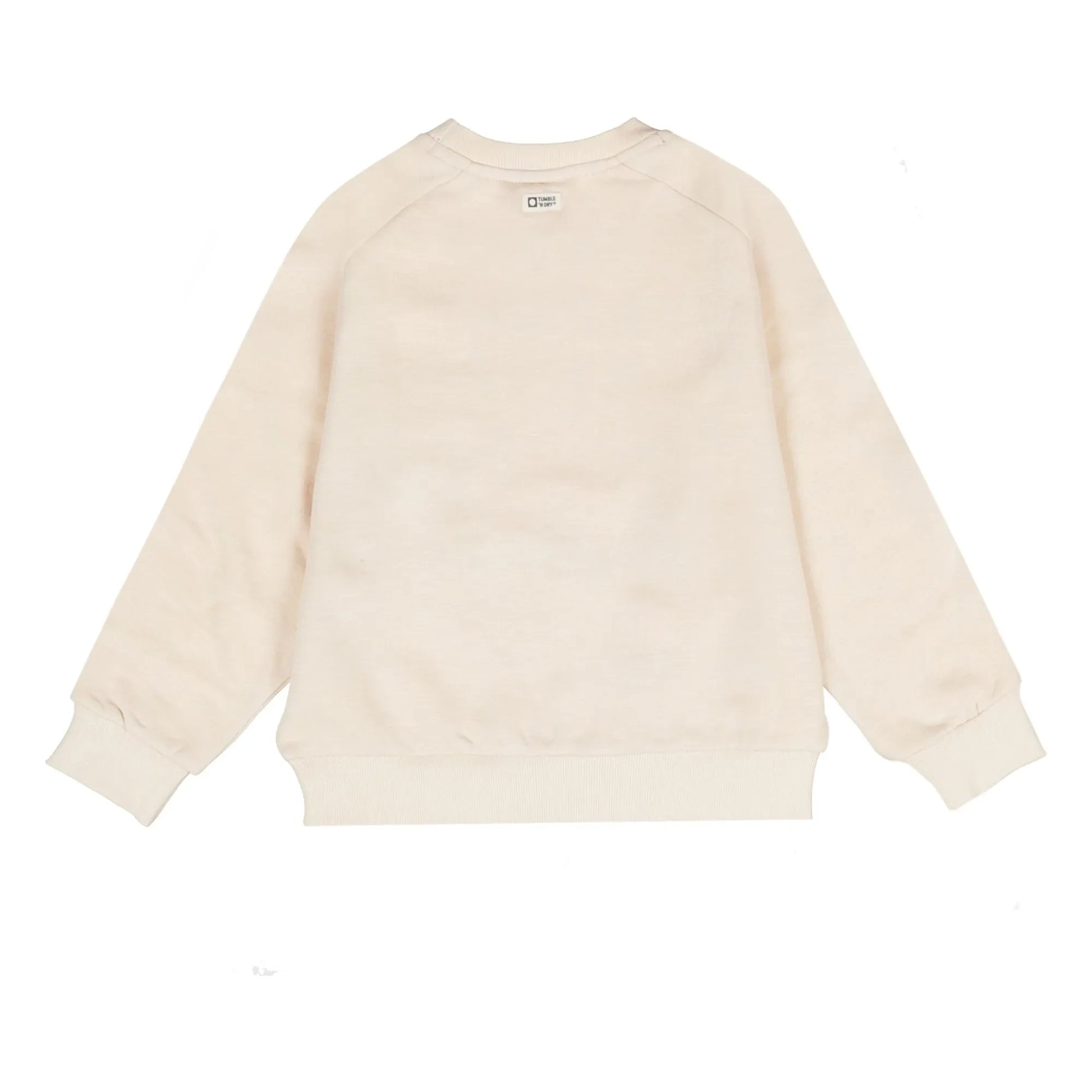 Tumble N'Dry - Prugna organic cotton sweatshirt | Ecru