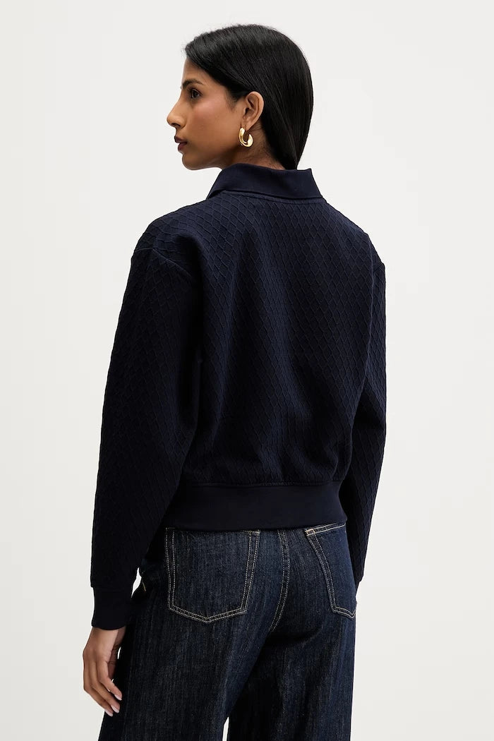 HUGO kadın fermuarlı sweatshirt Dadrid