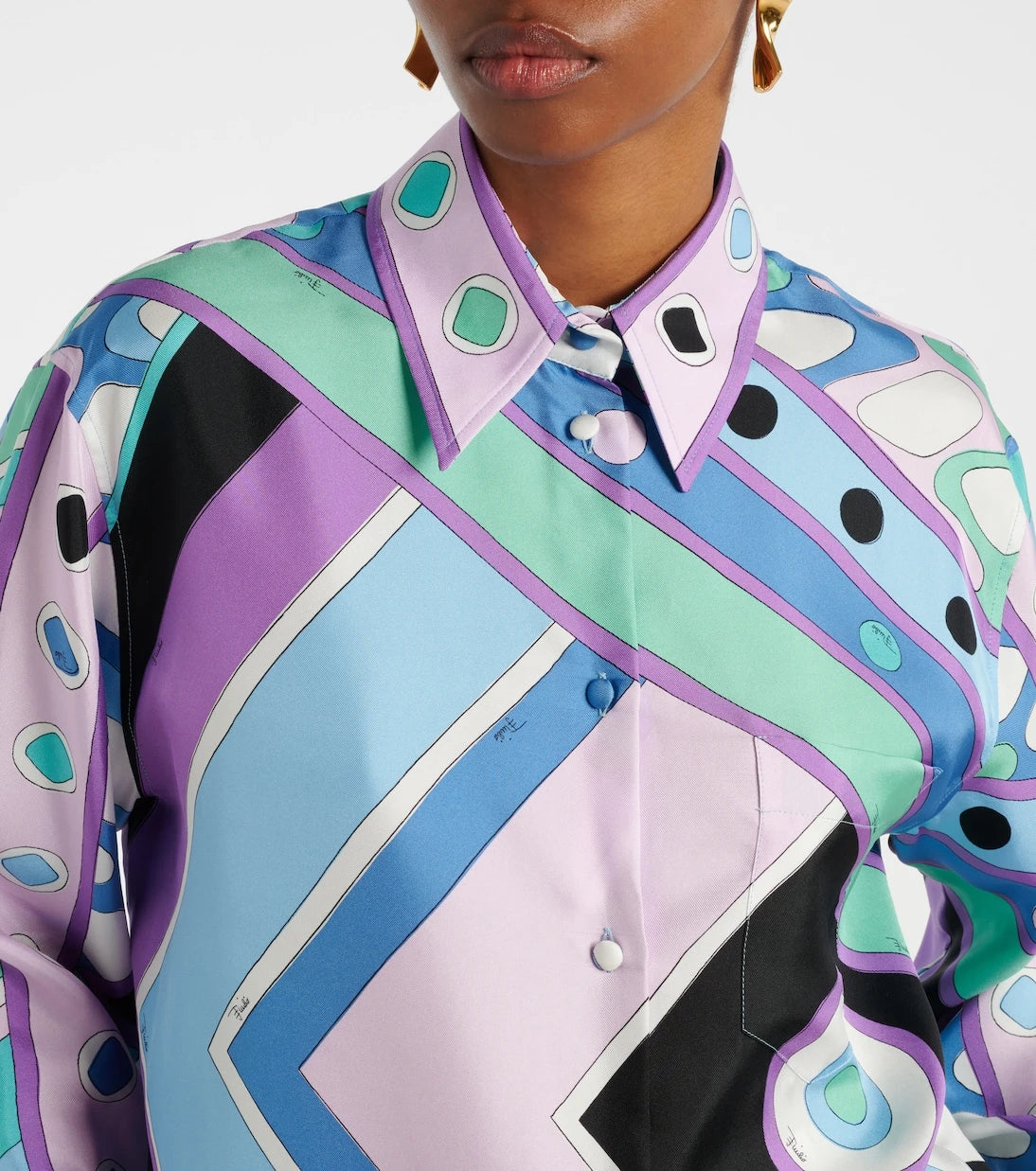 Pucci - Vivara silk twill shirt