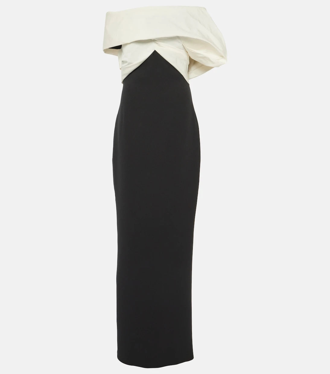 Safiyaa - Lerena Vista crêpe and faille maxi gown