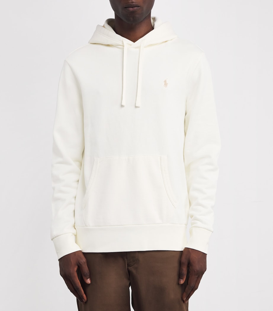 Cotton Polo Pony Hoodie NATURAL